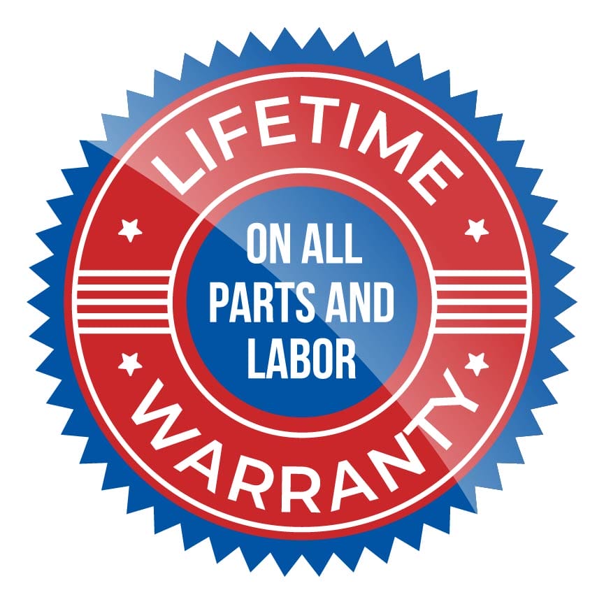 Lifetime warranty Badge- Coleman